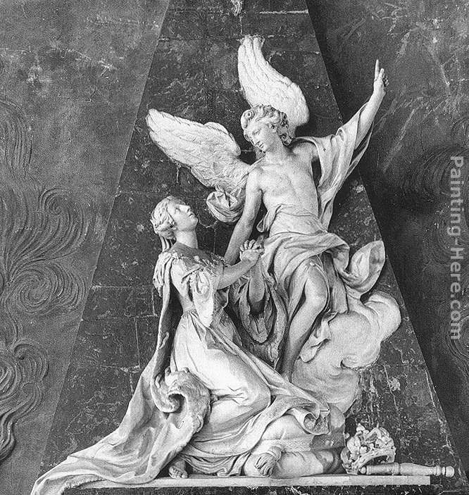 Monument to Queen Catharina Opalinska (detail) painting - Nicolas-Sebastien Adam Monument to Queen Catharina Opalinska (detail) art painting